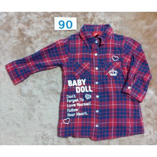 ベビーギャップ(babyGAP)のベビードール シャツ 90(ブラウス)