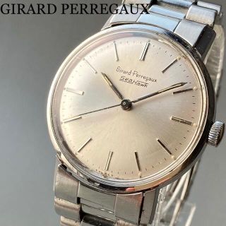 ジラールペルゴ(GIRARD-PERREGAUX)の【動作良好】ジラールペルゴ アンティーク 腕時計 メンズ 手巻き シーホーク(腕時計(アナログ))