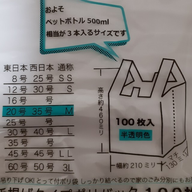 日本サニパック 規格ポリ袋 透明 4号 L-04 - 4