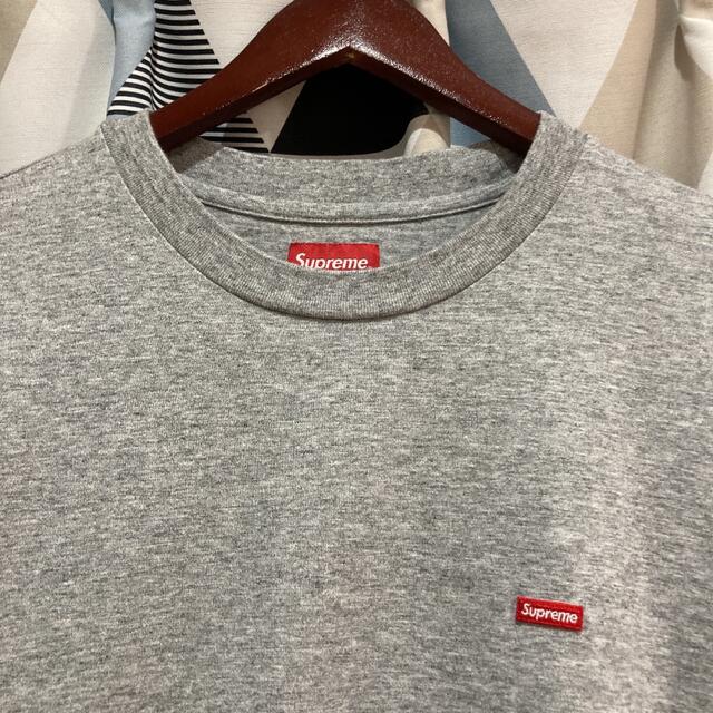 Supreme - Small Box Logo Tee スモールボックスロゴ グレーの Supreme - Small Box Logo Tee スモールボックスロゴ グレーの