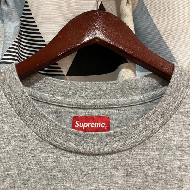 Supreme - Small Box Logo Tee スモールボックスロゴ グレーの Supreme - Small Box Logo Tee スモールボックスロゴ グレーの