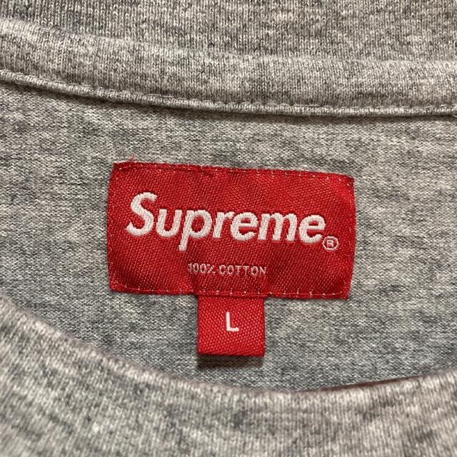 Supreme   Small Box Logo Tee スモールボックスロゴ グレーの通販 by