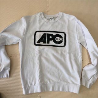 アーペーセー(A.P.C)のAPC 白 スウェット(スウェット)