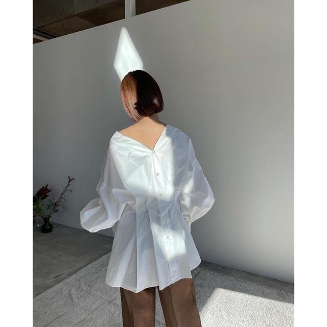 シャツ/ブラウス(長袖/七分) CLANE クラネ/ OFF SHOULDER TUCK BLOUSE