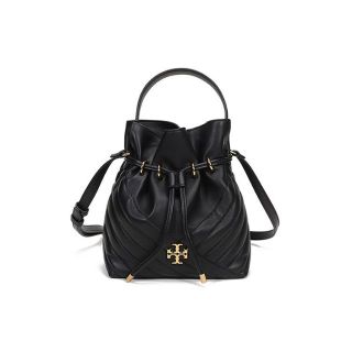 トリーバーチ(Tory Burch)の新品 匿名配送 トリーバーチ キラシェブロンミニ バケットバッグ(ハンドバッグ)