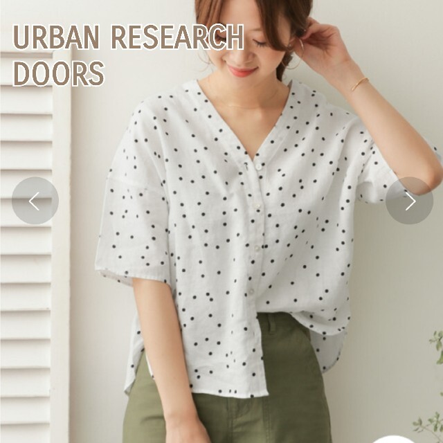 URBAN RESEARCH DOORS - アーバンリサーチドアーズ リネンドットV ...