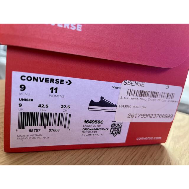 CONVERSE(コンバース)の27.5新品 USAコンバースchuck taylo チャックテイラー ct70 メンズの靴/シューズ(スニーカー)の商品写真