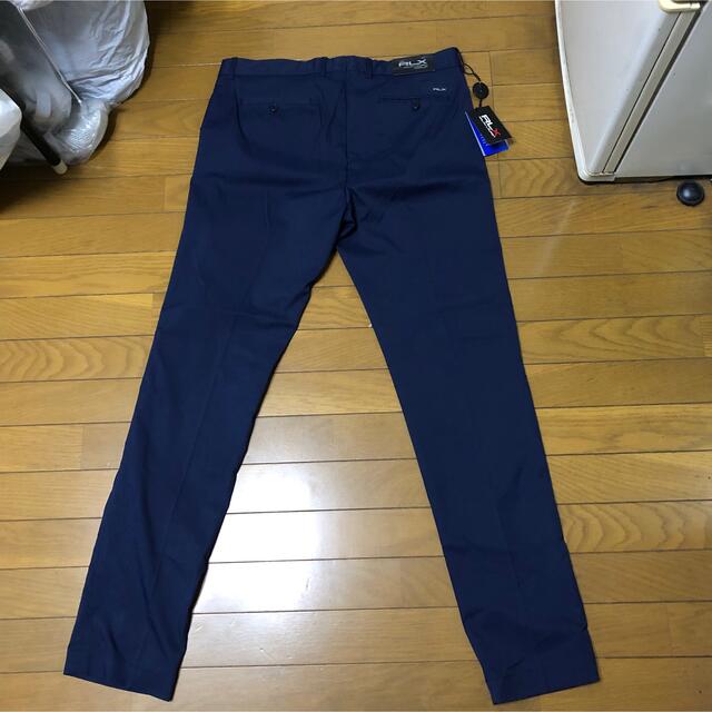 POLO RALPH LAUREN(ポロラルフローレン)の新品 RLX アールエルエックス ゴルフ スラックス パンツ ネイビー スポーツ/アウトドアのゴルフ(ウエア)の商品写真