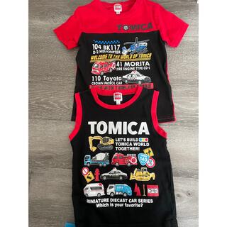 タカラトミー(Takara Tomy)のトミカ　Tシャツ　タンクトップセット☆120(Tシャツ/カットソー)