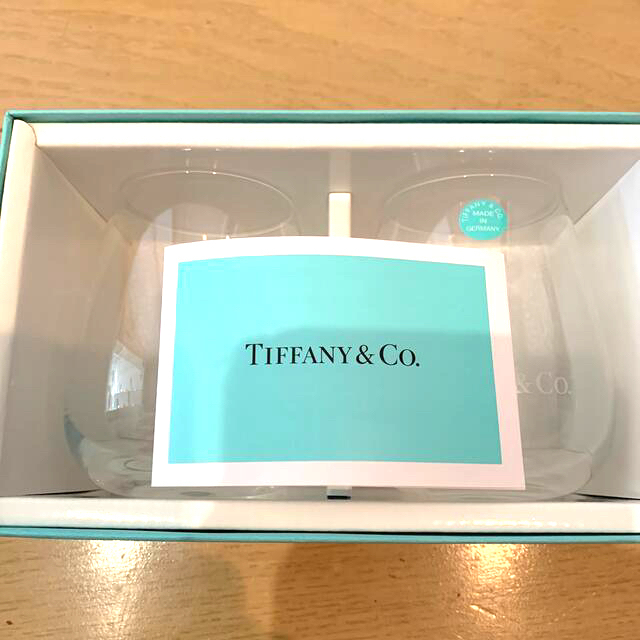 Tiffany &Co.   グラス2点セット　ティファニー　新品グラス/カップ