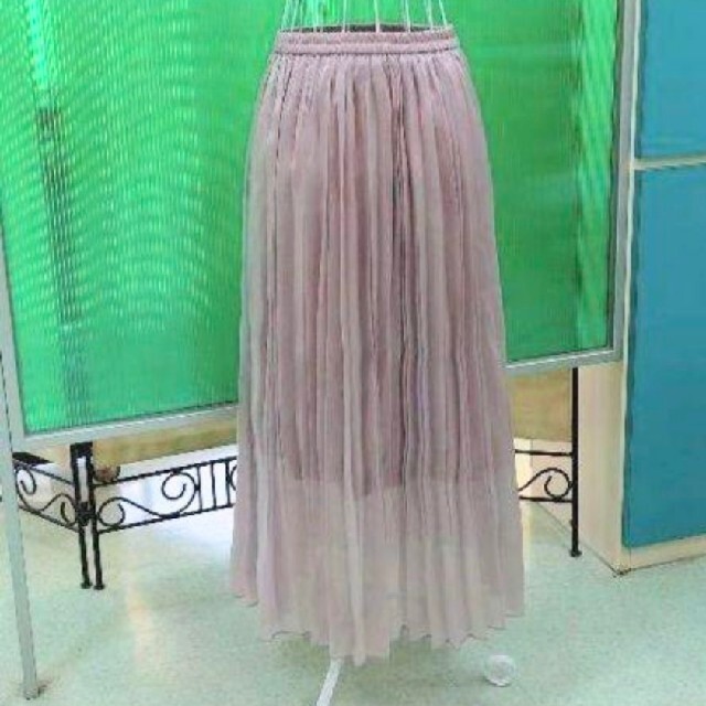 INGNI(イング)の[未使用] INGNI イング 光沢のある 春 シフォン スカート レディースのスカート(ロングスカート)の商品写真