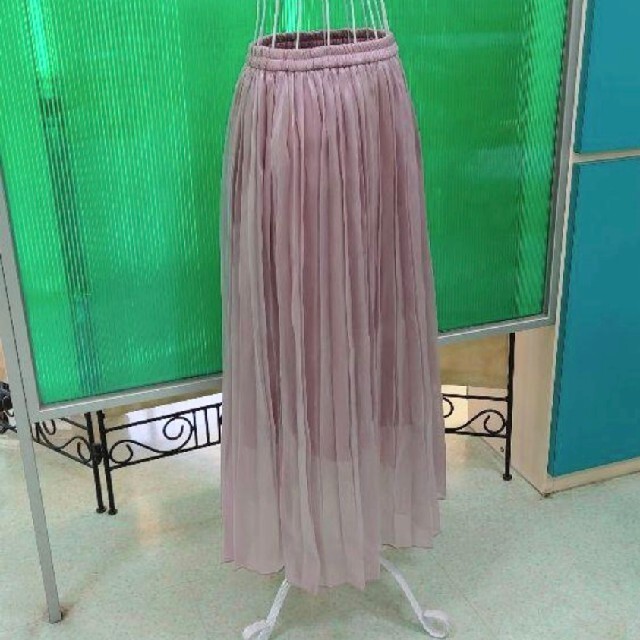 INGNI(イング)の[未使用] INGNI イング 光沢のある 春 シフォン スカート レディースのスカート(ロングスカート)の商品写真