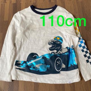 ベビーギャップ(babyGAP)のbaby GAP  シャツ　 長袖　ロンT  恐竜　ティラノサウルス 110cm(Tシャツ/カットソー)