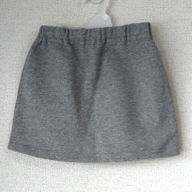 MUJI (無印良品)(ムジルシリョウヒン)の無印良品 スウェットスカート 80 キッズ/ベビー/マタニティのベビー服(~85cm)(スカート)の商品写真