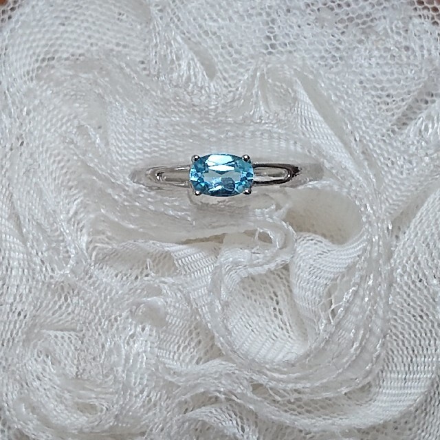 ブルートパーズのリング(シルバー製) レディースのアクセサリー(リング(指輪))の商品写真