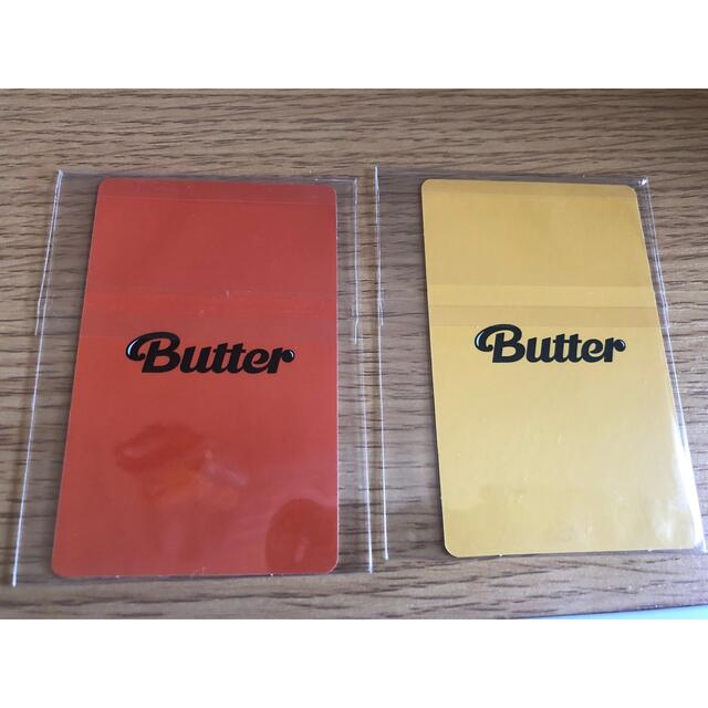 BTS Butter テテ　Cream/peach set エンタメ/ホビーのトレーディングカード(シングルカード)の商品写真