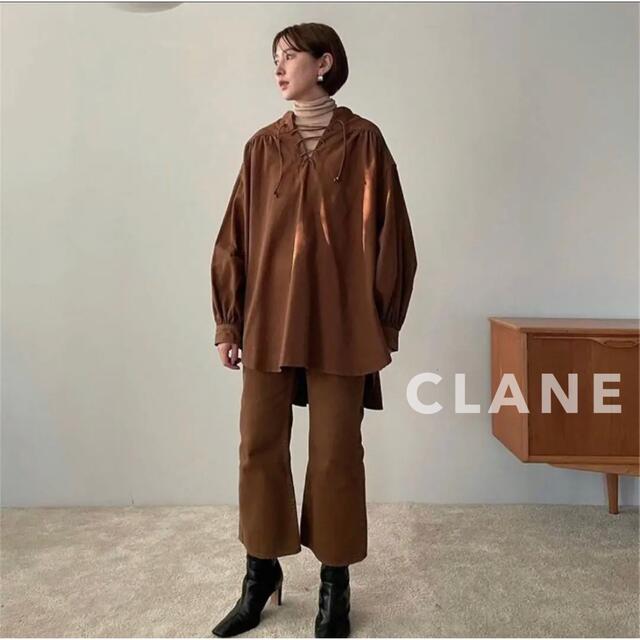 CLANE／J/W SHORT BELL BOTTOM DENIM