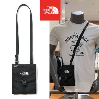 ザノースフェイス(THE NORTH FACE)の値下げ❗ ノースフェイス ショルダーバッグ スリムポーチ 黒 k104B(ショルダーバッグ)