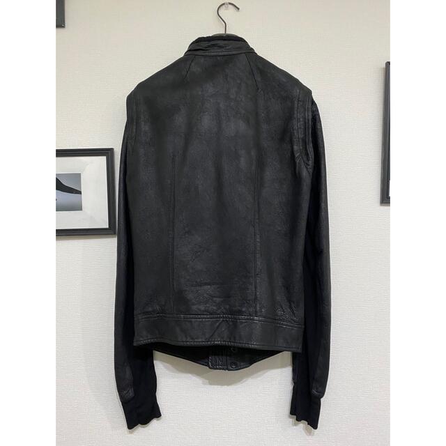 Rick Owens pilot leather jacket