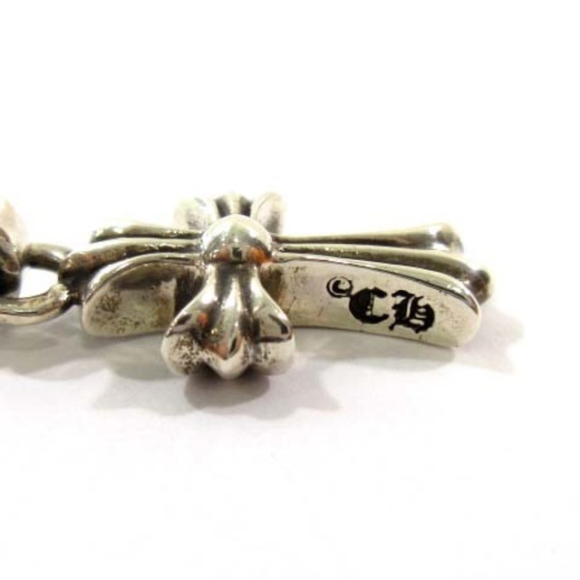 Chrome Hearts(クロムハーツ)のクロムハーツ クロス ベビーファット ストーン付 × ロールチェーン ネックレス レディースのアクセサリー(ネックレス)の商品写真