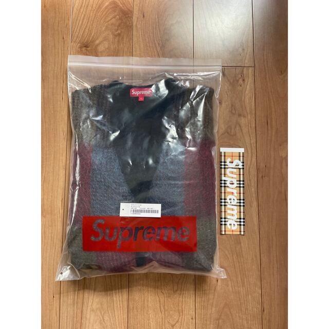 Supreme Brushed Grid Cardigan Supreme Brushed Grid Cardigan
