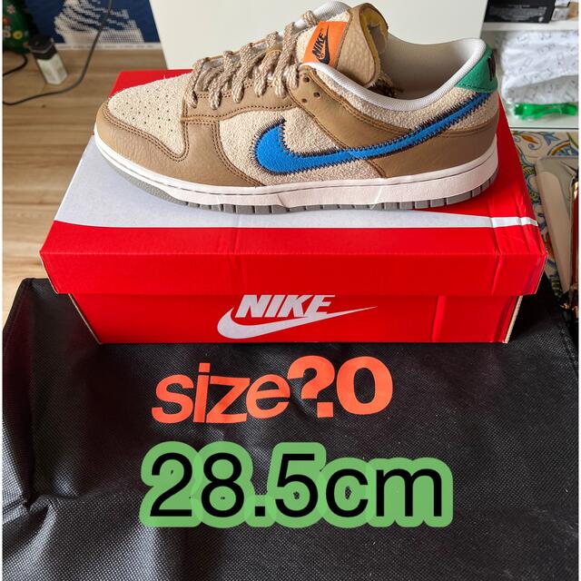 size? × Nike Dunk Low 28.5cm