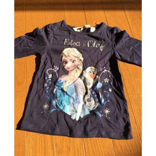 エイチアンドエム(H&M)のアナ雪 ロングTシャツ(Tシャツ/カットソー)