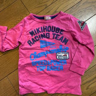 ミキハウス(mikihouse)のMIKI HOUSE ☆ 110㎝ 長袖Tシャツ ピンク(Tシャツ/カットソー)