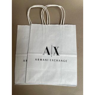 アルマーニエクスチェンジ(ARMANI EXCHANGE)のアルマーニ　紙袋2枚(ショップ袋)