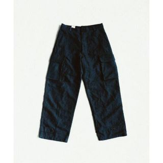 コモリ(COMOLI)のOUTIL BLACK INDIGO LINEN M-47 lechoppe別注(ワークパンツ/カーゴパンツ)