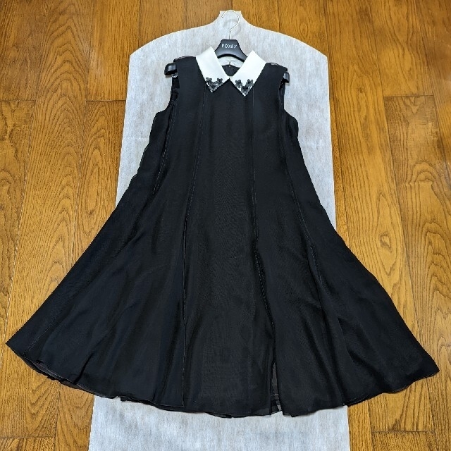 FOXEY(フォクシー)の【新品】フォクシー Dress "Freesia" ブラックブラック 38 レディースのワンピース(ひざ丈ワンピース)の商品写真