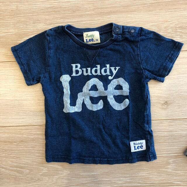 Buddy Lee(バディーリー)のBuddy Lee ・champion Tシャツ2枚セット　70 キッズ/ベビー/マタニティのベビー服(~85cm)(Ｔシャツ)の商品写真