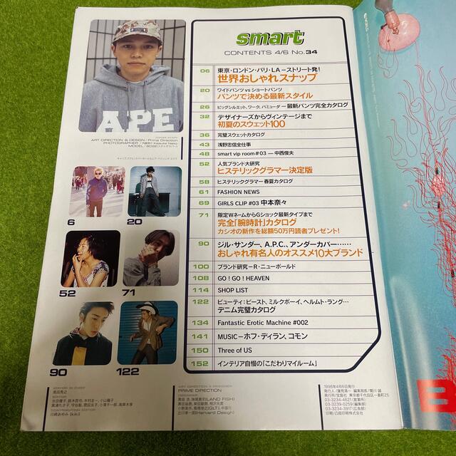 smart スマート 雑誌 1998 6/15 ブランキージェットシティ BJC Smart 1998年 6 15 号 スマート