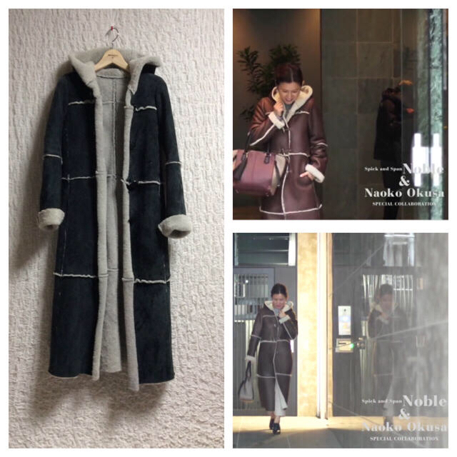 新品 定価26万 スピック&スパン 大草直子コラボ イタリア製 ムートン コート | フリマアプリ ラクマ