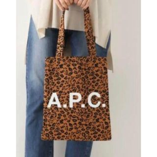 アーペーセー(A.P.C)のLee様専用　APC  コットントートバッグ　レオパード柄(トートバッグ)