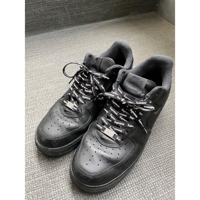 Supreme Nike Air Force 1 Low Black 27.5㎝