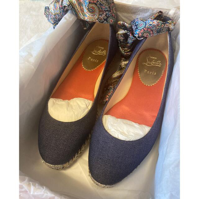 Christian Louboutin - クリスチャンルブタン エスパドリーユ フラットシューズ 新品 デニム パンプスの通販 by toto's|クリスチャンルブタンならラクマ Christian Louboutin - クリスチャンルブタン エスパドリーユ フラットシューズ 新品 デニム パンプスの通販 by toto's|クリスチャンルブタンならラクマ