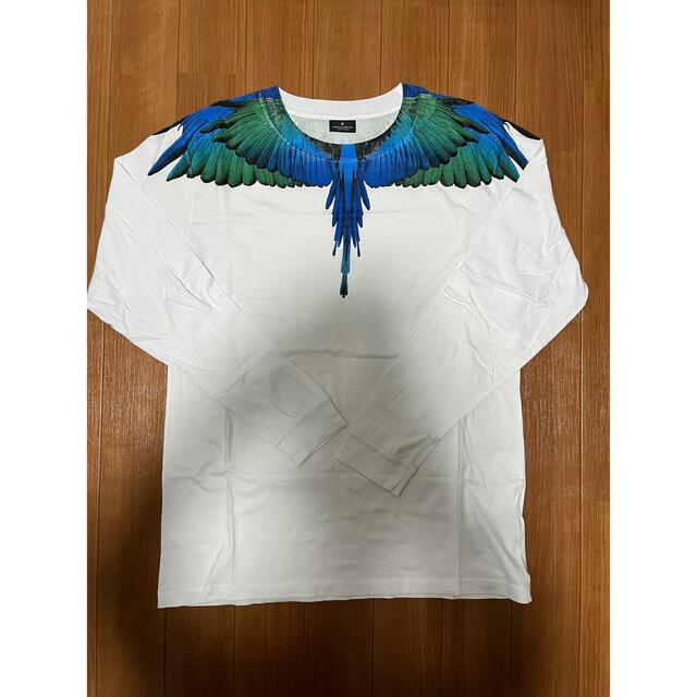 Tシャツ/カットソー(七分/長袖)MARCELO BURLON マルセロブロン マルセロバーロン フェザーTシャツ