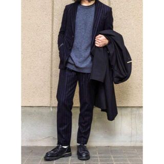 コモリ(COMOLI)のカシミヤ混ストライプセットアップ【クリーニング済】(セットアップ)