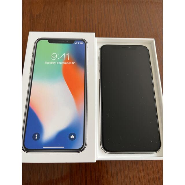 iPhoneX 64GB シルバー