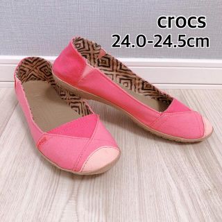 クロックス(crocs)のクロックス W8 24.0-24.5 エスパドリーユ　アンジュリンローファー(ハイヒール/パンプス)