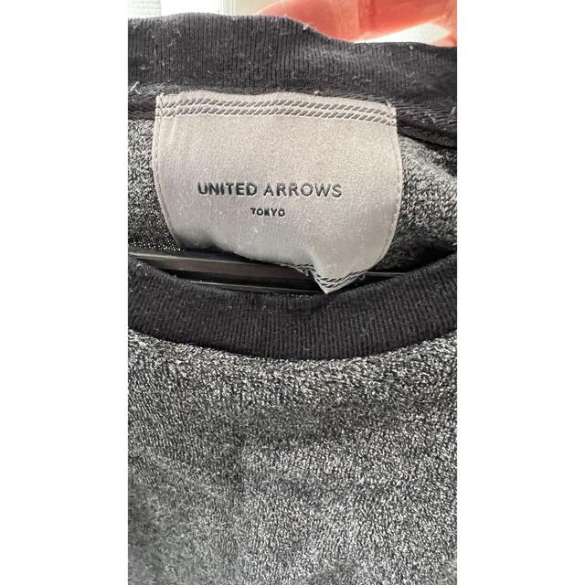UNITED ARROWS(ユナイテッドアローズ)のUnited Arrows ロングTシャツ ダークグレー S メンズのトップス(Tシャツ/カットソー(七分/長袖))の商品写真