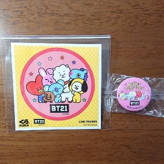 ビーティーイシビル(BT21)のくら寿司 BT21 シール & 缶バッチ(アイドルグッズ)