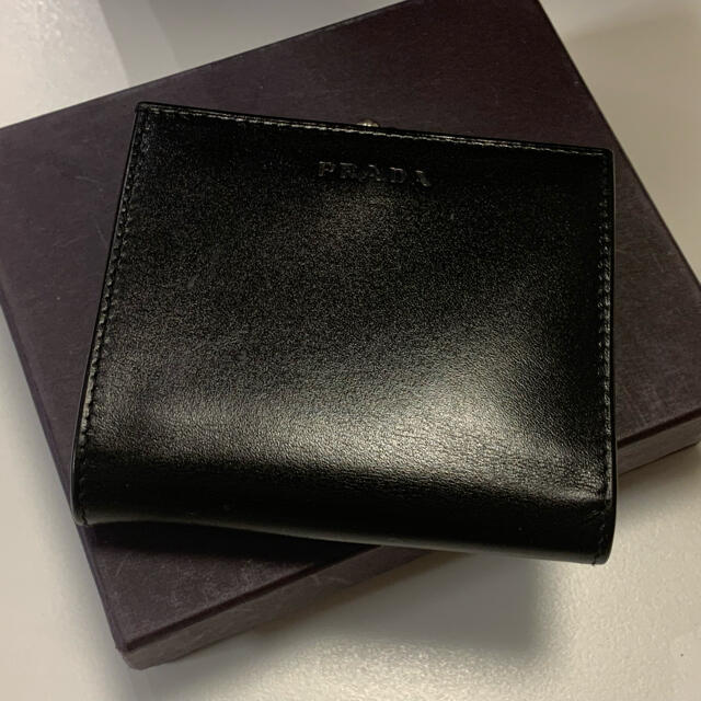 PRADA プラダ ウォレット 財布 used がま口 | フリマアプリ ラクマ