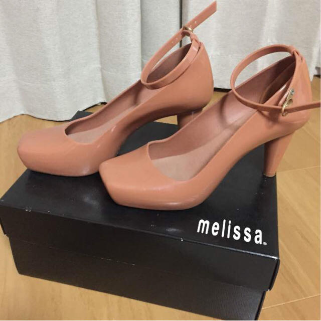 melissa(メリッサ)の＊前田さま専用＊メリッサ melissa スクウェアトゥパンプス ヒールパンプス レディースの靴/シューズ(ハイヒール/パンプス)の商品写真