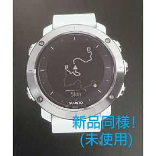 スント(SUUNTO)の値下げ！定価63,800円２年保証付！SUUNTO TRAVERSE WHITE(腕時計(デジタル))