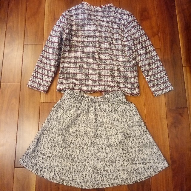 ZARA KIDS(ザラキッズ)の美品◆ZARA　KIDSジャケット＆スカート2点セット◆サイズ134 キッズ/ベビー/マタニティのキッズ服男の子用(90cm~)(ジャケット/上着)の商品写真