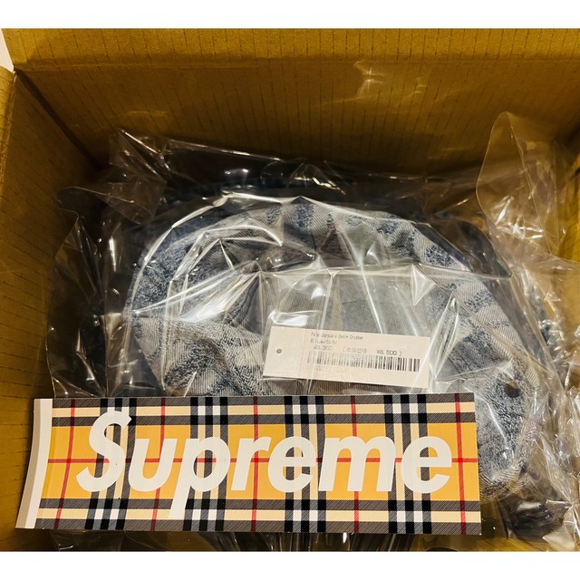 Supreme(シュプリーム)のSupreme Fade Jacquard Denim Crusher S/M メンズの帽子(ハット)の商品写真