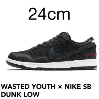 ナイキ(NIKE)の新品 WASTED YOUTH × NIKE SB DUNK LOW 24cm(スニーカー)