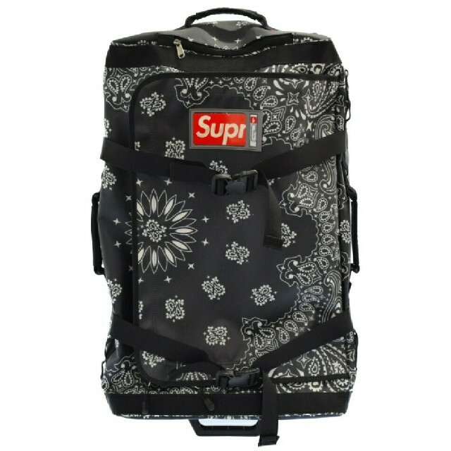  海外ブランド  Supreme - Supreme North Face Rolling Thunder Bag 黒 トラベルバッグ/スーツケース